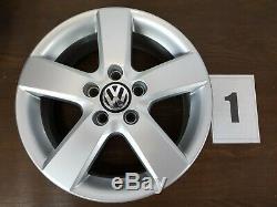1x Alliage Original VW Golf 6 5 Plus Touran 1T0601025M Mugello 6,5Jx16 ET50