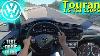 2021 Volkswagen Touran 1 5 Tsi Act 150 Ps Top Speed Autobahn Drive Pov