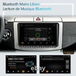 2DIN 9 AUTORADIO RDS Android GPS NAVI Caméra For VW GOLF 5 6 Plus Passat Touran