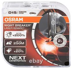 2X D1s Xenon Brûleur Lampe de Phare Osram Xenarc Lampes Nuit Breaker Las An