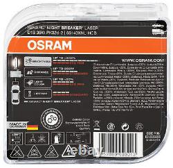 2X D1s Xenon Brûleur Lampe de Phare Osram Xenarc Lampes Nuit Breaker Las An