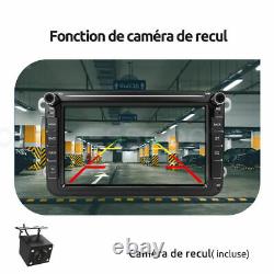 2 DIN AUTORADIO Stéréo Android GPS Navi Caméra For VW GOLF 5 6 Plus Touran Caddy