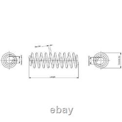 2x MONROE Ressorts de Suspension Avant pour VW Touran 1T1 1T2 1T3 Golf Plus