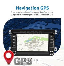 7 AUTORADIO Android 9.1 RDS GPS NAVI 2 DIN For VW GOLF 5 6 Plus Touran Polo EOS