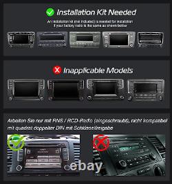 7 Android 13 Autoradio Carplay GPS NAV RDS For VW GOLF 5 6 Plus Touran Polo T5