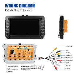 7 Android 13 Autoradio Carplay GPS NAV RDS For VW GOLF 5 6 Plus Touran Polo T5