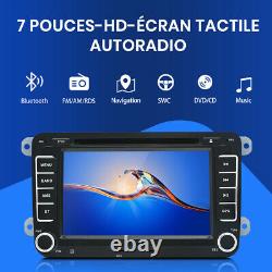 7 Autoradio 2 DIN DVD GPS Navi Pour Caddy Golf V Touran Bluetooth USB RNS 510