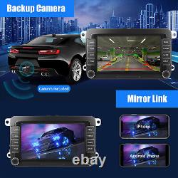 7 Autoradio Carplay Android 13 GPS Caméra For VW GOLF 5 6 Plus Touran Tiguan T5