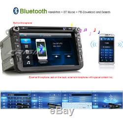 8DAB+Autoradio For touran golf 5 6 passat tiguan Tiguan jetta Seat Skoda DVD BT