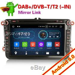 8-Core Android 9.0 Autoradio DAB+GPS for VW PASSAT GOLF 5 TOURAN EOS SKODA SEAT