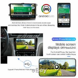 9 Android 10.0 Autoradio For VW Golf Passat Seat Tiguan Touran DAB+ CarPlay OBD