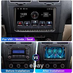 9 Autoradio Android 13 2+32G Carplay GPS RDS Pour VW GOLF 5 6 Plus Touran Caddy