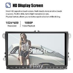 9 Autoradio Android 13 2+32G Carplay GPS RDS Pour VW GOLF 5 6 Plus Touran Caddy