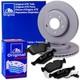 Ate Disques 312mm + Revêtements Avant Pour Vw Golf 5 6 Plus Passat 3c Cc Touran