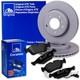 Ate Disques 312mm + Revêtements Céramiques Avant Pour Golf 7 Tiguan Touran