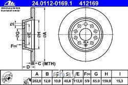 ATE Disques + Revêtements Arrière pour VW Golf 5 6 Plus Passat 3C Touran EOS