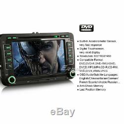 Autoradio For VW SEAT Skoda Golf EOS Sharan Leon TNT Car DVD BT Capacitive 7791