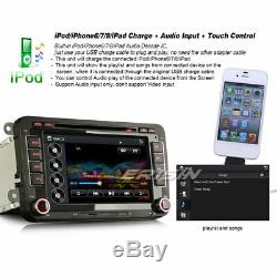 Autoradio For VW SEAT Skoda Golf EOS Sharan Leon TNT Car DVD BT Capacitive 7791