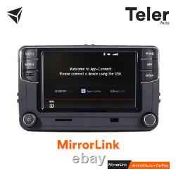 Autoradio RCD 360 Pro CarPlay AndroidAuto MirrorLink BT pour VW Golf Passat Polo