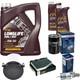 Bosch Inspection Set 7 L Mannol 5w-30 Longlife Pour Vw Golf Plus 1.6 Touran