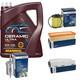 Bosch Inspection Set 5 L Mannol Céramique 5w-40 Pour Vw Touran 1.4 Tsi Golf Plus
