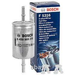 BOSCH Inspection set 7L MANNOL Defender 10W-40 pour VW Golf Plus 1.6 Touran