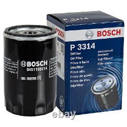 Bosch Inspection Set 5 L mannol Diesel Tdi 5W-30 pour VW Golf Plus 1.6 Touran