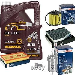 Bosch Inspection Set 6L mannol Elite 5W-40 pour VW Golf Plus 1.6 FSI Touran
