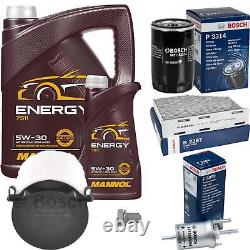 Bosch Inspection Set 6 L mannol 5W-30 Énergie pour VW Golf Plus, 1.6 Touran