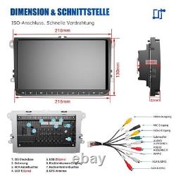 Carplay Autoradio 9 Andrroid 13 32G GPS Cam Für VW GOLF 5 6 Plus Touran Tiguan