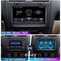 Carplay Autoradio 9 Andrroid 13 32G GPS Cam Für VW GOLF 5 6 Plus Touran Tiguan