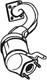 Catalyseur Euro 4 090-176 Bosal Pour Vw Golf V Variant Golf Plus V Touran Golf V