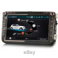 DAB+Autoradio Android 8.1 GPS DVD PASSAT GOLF 5/6 TIGUAN Touran Bora SEAT Skoda