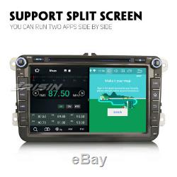 DAB+Autoradio Android 8.1 GPS DVD PASSAT GOLF 5/6 TIGUAN Touran Bora SEAT Skoda