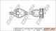 Demi-arbre Dp2110.10.0976 Dr! Ve+ Pour Vw Golf Plus V Touran Golf V Variant