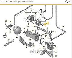 EGR Valve Pour VW Golf IV V Plus Jetta MK3 Passat (3C2, 3C5) Touran 1.9 2.0 Tdi