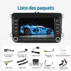 ESSGOO 7 AUTORADIO RDS Android 10 GPS NAV + Caméra For VW GOLF 5 6 Plus Touran