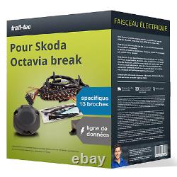 Faisceau spécifique 13 broches pour SKODA Octavia break, 04-13 trail-tec TOP