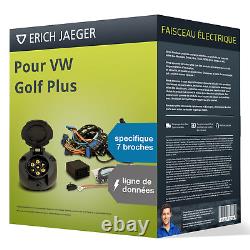 Faisceau spécifique 7 broches pour VW Golf Plus, 03.2009 à ce jour Jaeger TOP