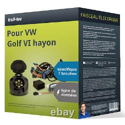 Faisceau spécifique 7 broches pour VW Golf VI hayon, type 5K1 trail-tec TOP