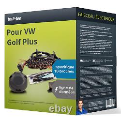 Faisceau spécifique au véhicule 13 broches pour VW Golf Plus 5M1/521 trail-tec