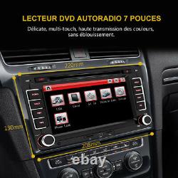 For GOLF 5 Plus PASSAT TOURAN TIGUAN POLO 7Autoradio 2din GPS DVD+ Bluetooth BT