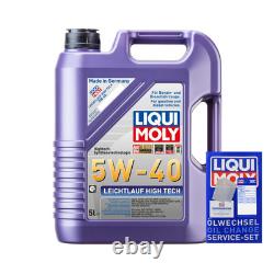 Inspection Set Liqui Moly High Tech 5W-40 6L Pour VW Touran Golf Plus