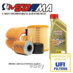 Kit d'entretien 4 filtres SOFIMA 5 lt Castrol 5W30 VW Touran 2.0 TDI KF0006/