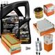 Mahle Inspection Set 6l Mannol 5w-30 Longlife Pour Vw Touran 1.4 Tsi Golf Plus