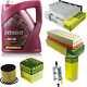 Mann Inspection Set 5l Mannol Extreme 5w-40 Pour Vw Touran 1.4 Tsi Golf Plus