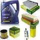 Mann Inspection Set 5l Mannol Classic 10w-40 Pour Vw Touran 1.4 Tsi Golf Plus