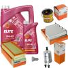 Mahle Inspection Set 6 L Mannol Elite 5w-40 Pour Vw Touran 1.4 Tsi Golf Plus