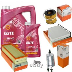 Mahle Inspection Set 6 L mannol Elite 5W-40 pour VW Touran 1.4 TSI Golf Plus
