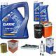 Mahle Inspection Set 7 L Mannol Classic 10w-40 Pour Vw Golf Plus 1.6 Touran
